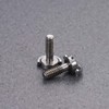 Samcos Camera Fastening Screw, 1/4" Screw, Stainless Steel Material Head