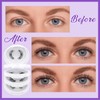 Magnetic Eyelashes with Applicator Natural Look: 4 Pairs, No Glue