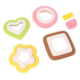 Juego de 10 Cortadores y Selladores de Sándwich, Selladores de Sándwich y Cortadores de Verduras, Galletas para Niños, Cortador de Frutas y Verduras