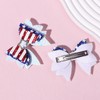 4th of July Hair Clips USA Flag Hair Bows Alligator