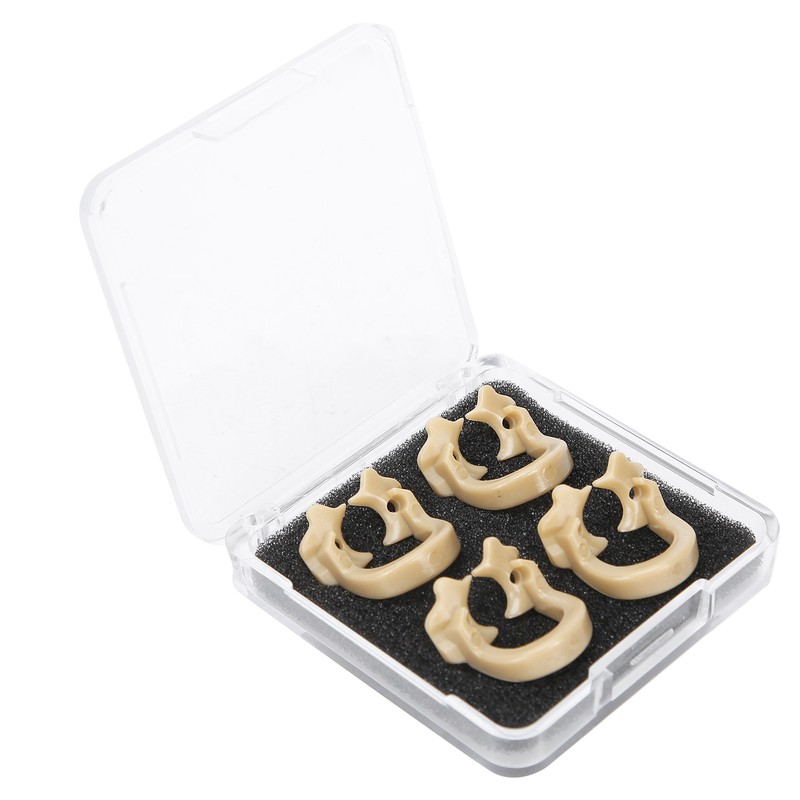 4pcs Resin Dental Dam Clamps Barrier Clip Dental Materials Tool