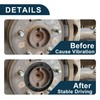TUCKBOLD Car Wheel Hub Centring Rings Durable Wheel Centering Shaft