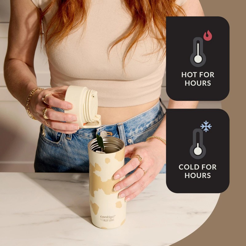 Contigo 16oz Oatmilk Travel Mug Leak Proof AutoSeal Keeps Drinks