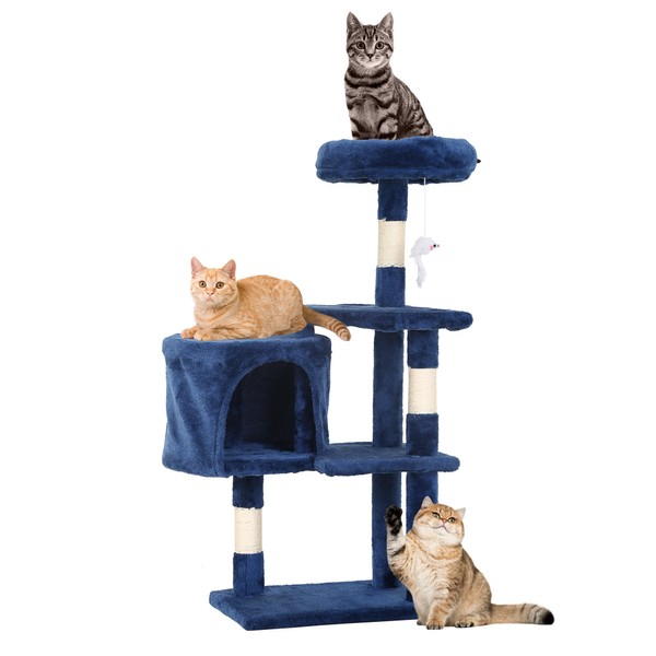 FDW Cat Tree 37 Inch Tall Cat Tower Kitten with