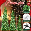 Leyndo Pop up Christmas Tree with LED Light Pre Lit