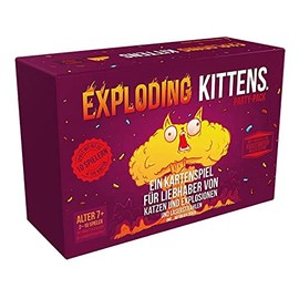 Asmodee | Exploding Kittens - Party Pack | Basic Game + Expansion | Party Game | Card Game | 2-10 Players | From 7+ Years | 15+ Minutes Playing Time | German