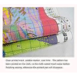 Aiorkeng Cross Stitch Kits Stamped Full Range of Embroidery Starter Kits for Beginners DIY 11CT 3 Strands -Printed Kits Summer Forest Spirit(Printed) 10.5×17.3inches