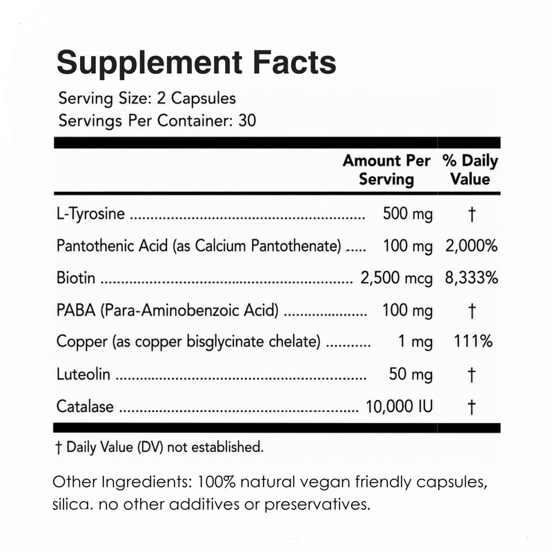 Aeternum Silver Reverse Hair Pigmentation 60 Capsules | Premium Supplement