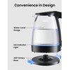 COMFEE' Electric Kettle, 1.7L Hot Water Boiler, 1500W Fast Boil,