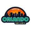 Squiddy Orlando Florida City Skyline - Vinyl Sticker for Car, Laptop, Notebook (5" Wide)