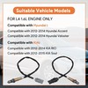 2PCS Upstream & Downstream Oxygen Sensor Compatible with Hyundai Accent