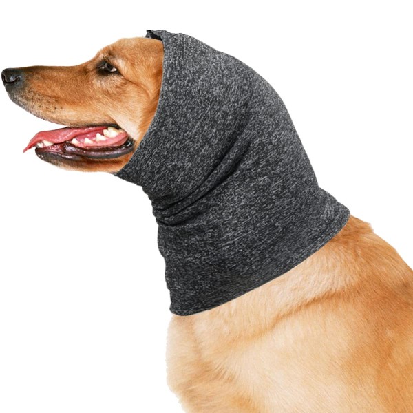 QIYADIN Pet Soft Snoods for Dogs, Quiet Ears Muffs Thunder