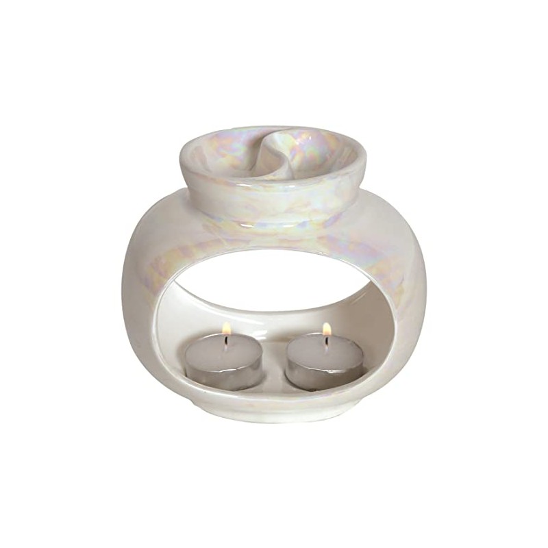 Aroma Wax Melt Burner: Lustre Oval Double