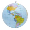 Sarini 2PCS Inflatable world globe, inflatable globe, water polo world