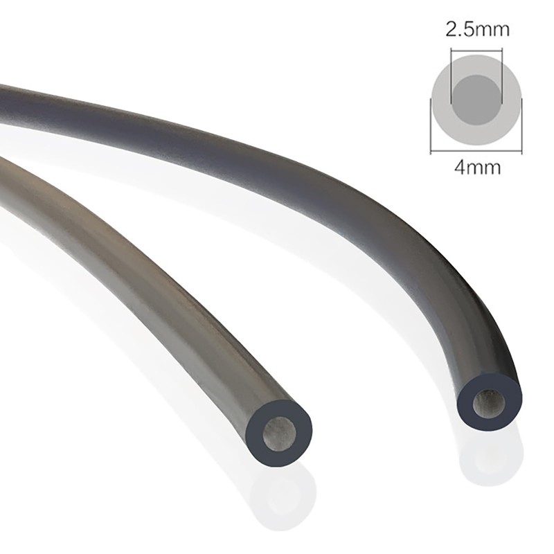 PTFE Teflon Tube 3.0M/9.84ft - 2.5mm ID × 4mm OD