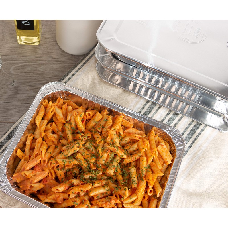Jetfoil Aluminum Foil Pan with Lids | Half Size Deep