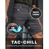 CQR Men's Stretch Utility Shorts, Lightweight Quick Dry Casual Shorts,