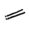 Cosplay Mask Helmet Elastic Straps with Snaps Black