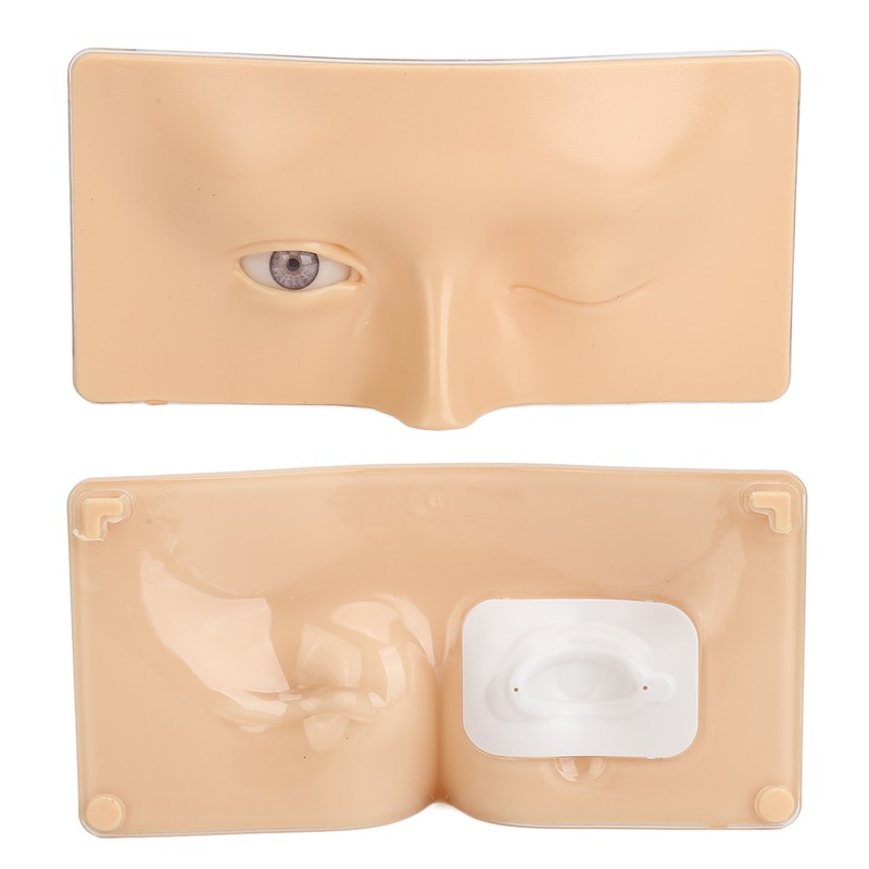 Makeup Practice Face Board 3D Silicone Reusable Makeup Mannequin Face