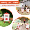 ZenxyHoC Chicken Feeders and Waterers, 8 Ports Chicken Feeder No