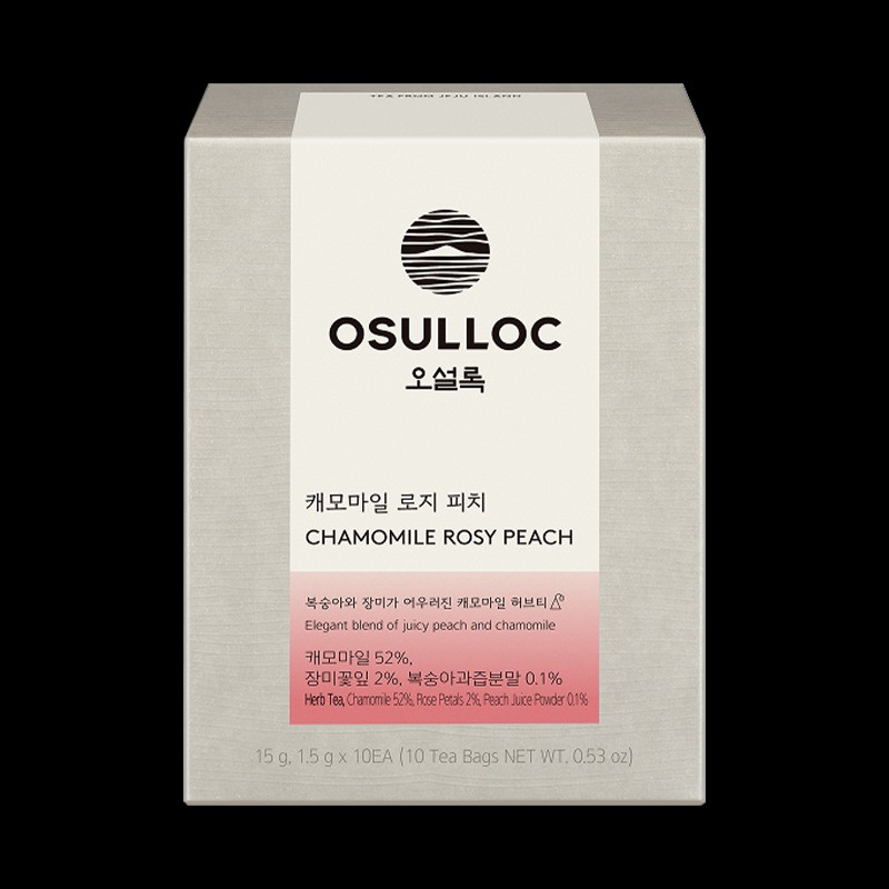 Osulloc [오설록]캐모마일 로지피치 10입 (원산지:상세설명참조) [OSULLOC] Chamomile Logi Peach 10
