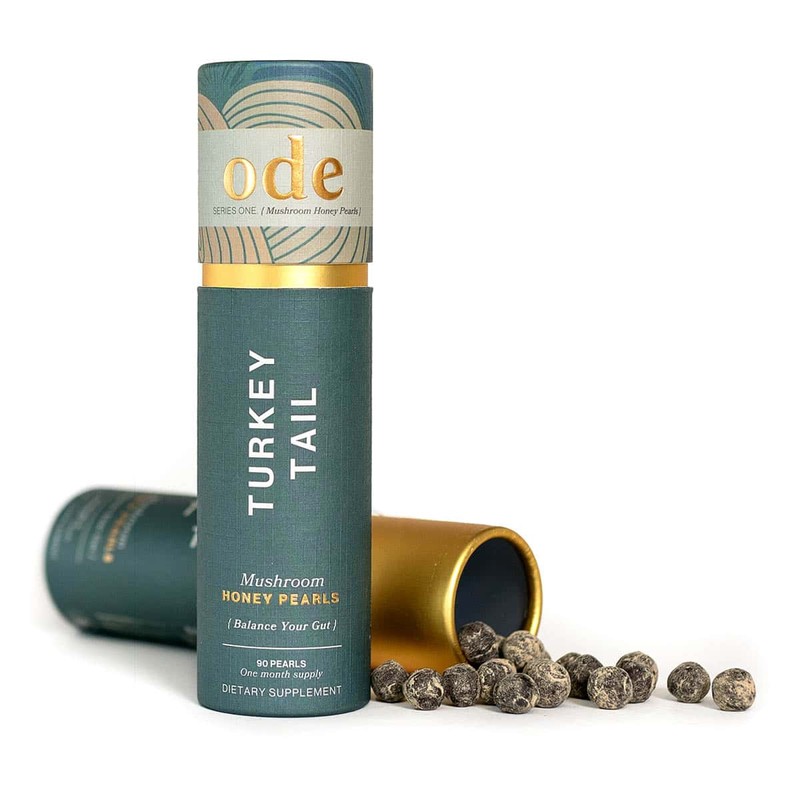 Ode Health Turkey Tail Honey Pearls, 21 Pearls