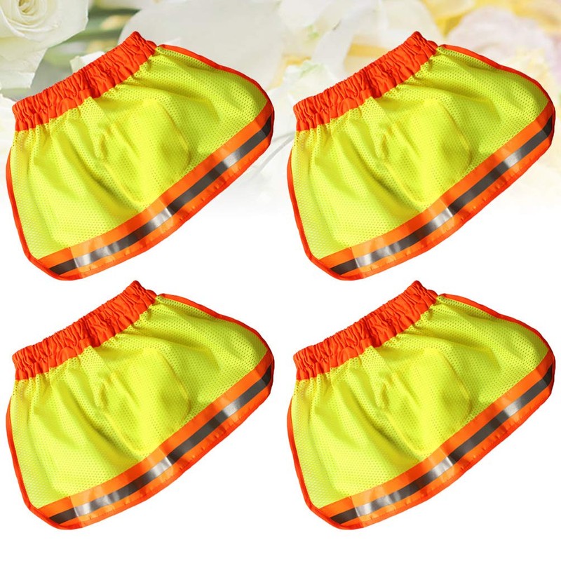 EXCEART Full Hard Hat Sun Shade 4pcs Summer Accessories Helmet