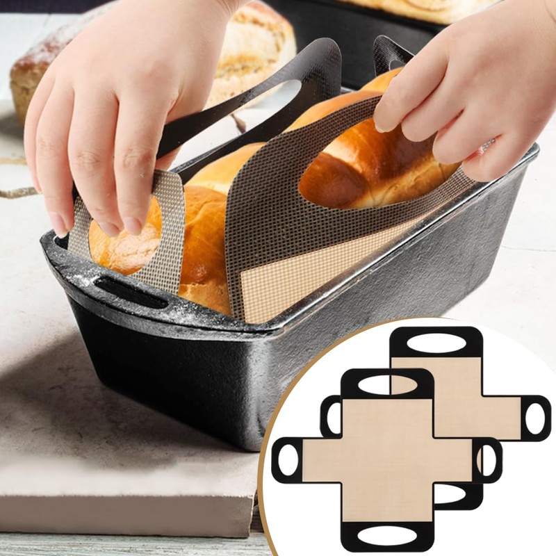 Silicone Bread Sling for Dutch Oven,2Pcs Non-Stick & Easy to