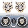 Bling Leopard Air Vent Clips, Cute car vent clips,Crystal Car