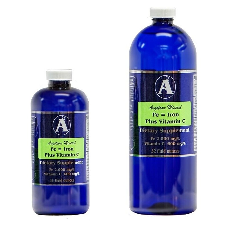 Angstrom Minerals Iron Plus C 32 oz