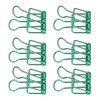 19mm 80pcs Binder Clips Strong Clamping Force Metal Hollow Tail