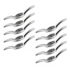 Meprotal 10pcs Blinds Cord Cleats, Metal Blind Cord Safety Rope