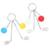 BESPORTBLE 16pcs Golfing Keychain Lightweight Sports-themed Keychains Miniature Golf Pendants