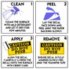 BAVAHA Caution Do Not Push Sticker Large Bumper Sticker Warning