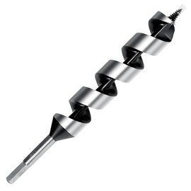 1-1/2 Inch x 12 Inch Long Ship Auger Drill Bit Set for Wood