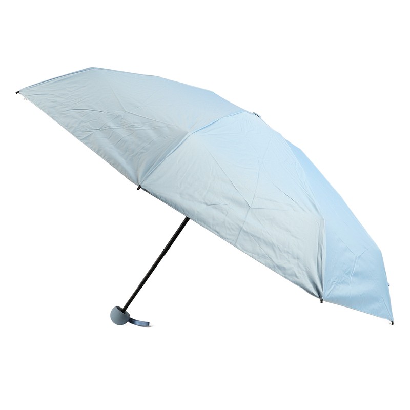 Sun Umbrella Mini Compact Sky Blue Foldable Umbrella for Sunny