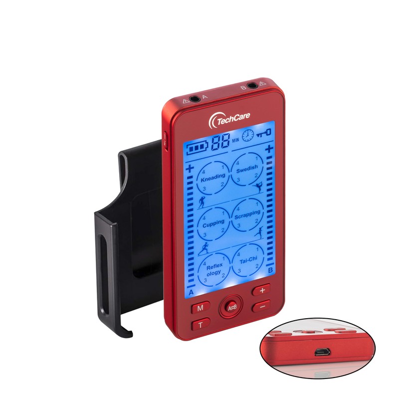 Tens Unit Plus 24 Rechargeable Electronic Pulse Massager Machine Multi