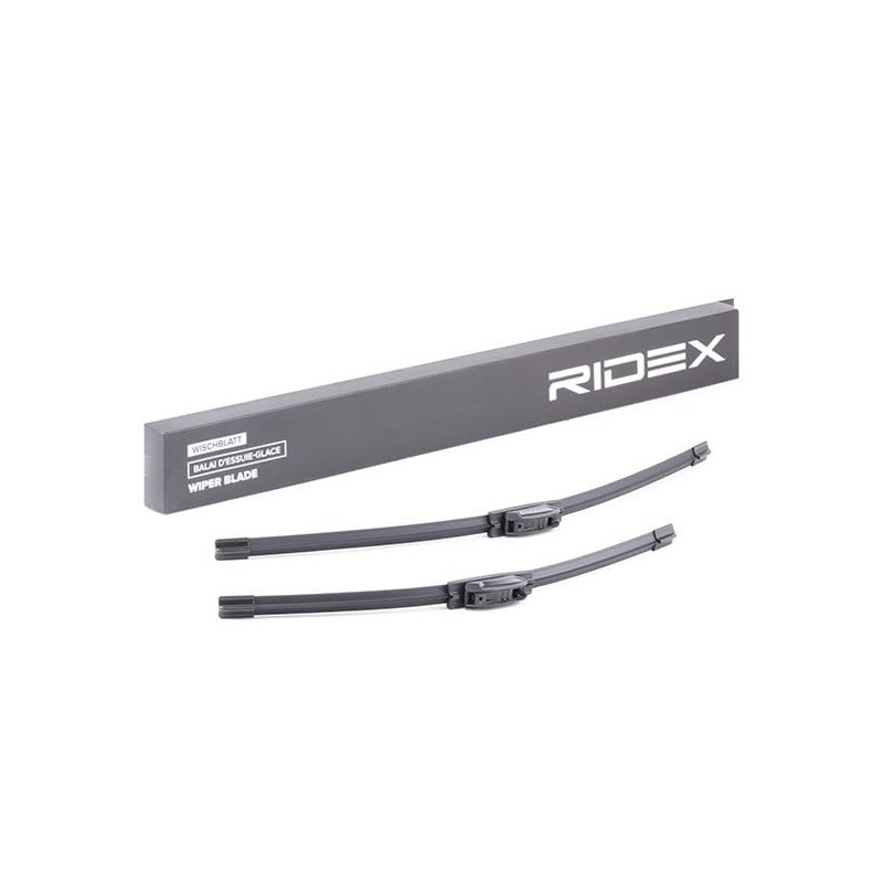 RIDEX Windscreen Wiper Set with Spoiler Front Wiper Blade Design: