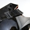 OVSAL Fanned Fret Headless Guitar Bridge，CNC Zinc Alloy 6 String