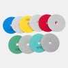 8 Pack 4 Inch Diamond Polishing Pads for Drill Grinder