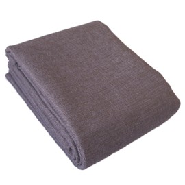 TinaKim Water-Resistant Slub Burlap Upholstery Fabric by Yard - Heavy-Duty Linen-Like Cloth for Sofa, Chair & Car Seat Covers, 54" Wide, Indoor/Outdoor Use (16 Dark Grey, 3 Yard)