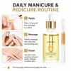 2pcs Cuticle Oil For Nails, 15ml Orange Nail Cuticle Oil