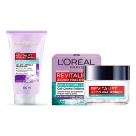 Kit Gel De Limpieza Y Crema Antibrillo L'oréal Paris
