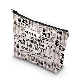 Fox Animated Film Theme Makeup Bag Gift for Cinephiles Movie Merch Fans Cosmetic Bag (of FANTASTIC CA)