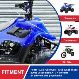 HOOUP Ignition Starter On Off Switch Key for 50cc 70cc 90cc 110cc 125cc TaoTao Coolster Sunl Baja Roketa Apollo Kymco Chinese ATV Dirt Pit Bike Quad Go Kart Moped Scooter Mini Bike Hawk 110 4 Wheeler