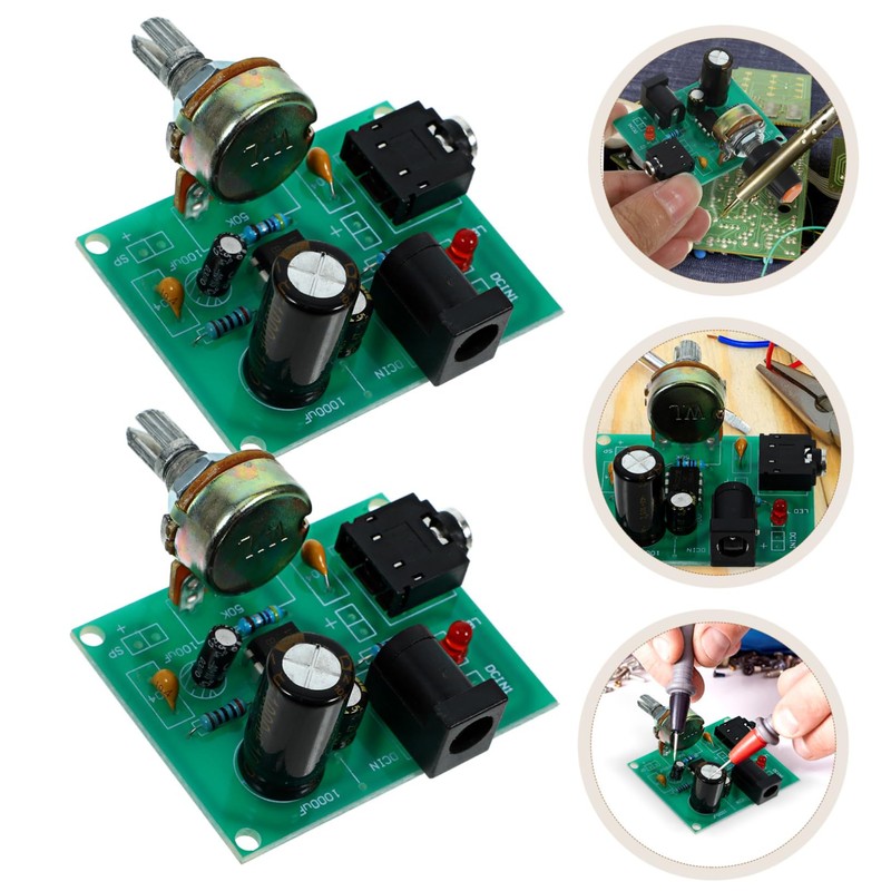 LABRIMP 2 Sets Miniature Power Amplifier Board DIY Audio Amp