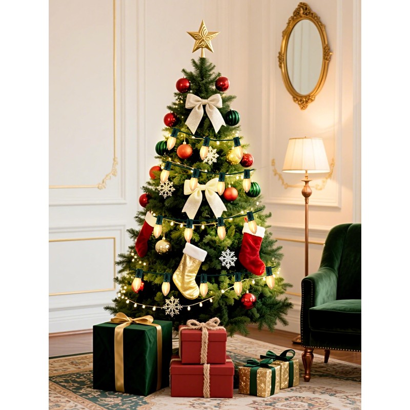 C9 Christmas Lights Outdoor 25FT - Commercial Grade LED String