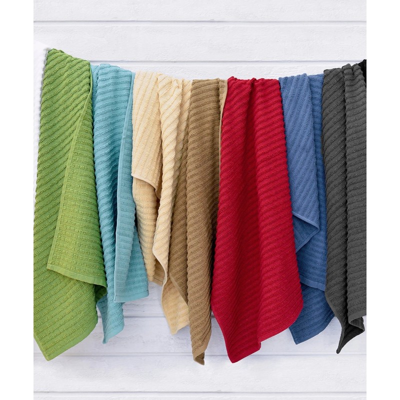 RITZ Royale Solid Kitchen Towels (2-pack) - Black