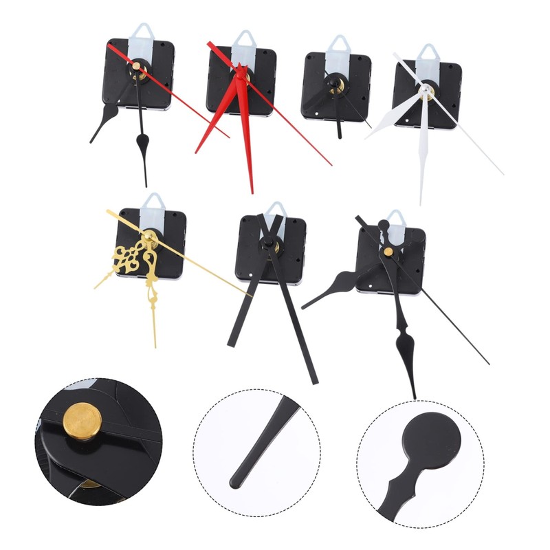 LALAFINA 5 Sets DIY Clock Movement Replacement Kit of Clock