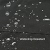 CWFUN Black Adjustable Bib Apron Waterdrop Resistant with 2 Pockets-Size